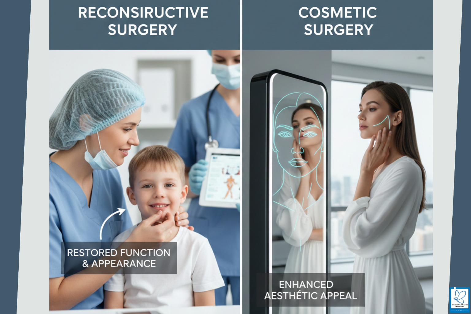 Difference Between Reconstructive and Cosmetic