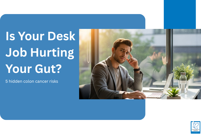 Is your desk job hurting your gut?​