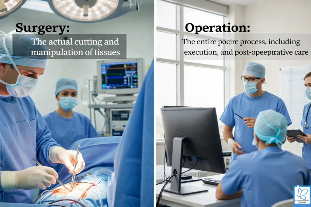 Difference Between Surgery and Operation
