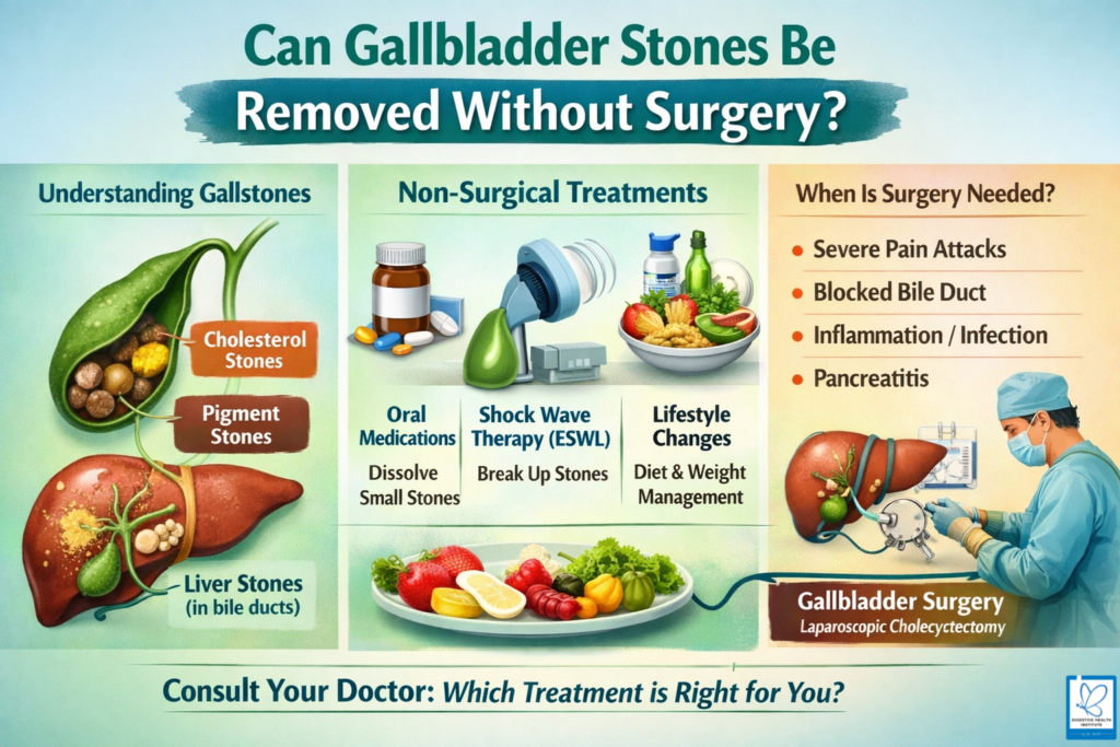 Can Gallbladder Stones Be Removed Without Surgery