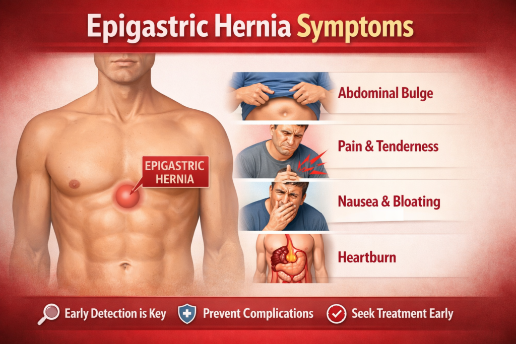 Epigastric Hernia Symptoms