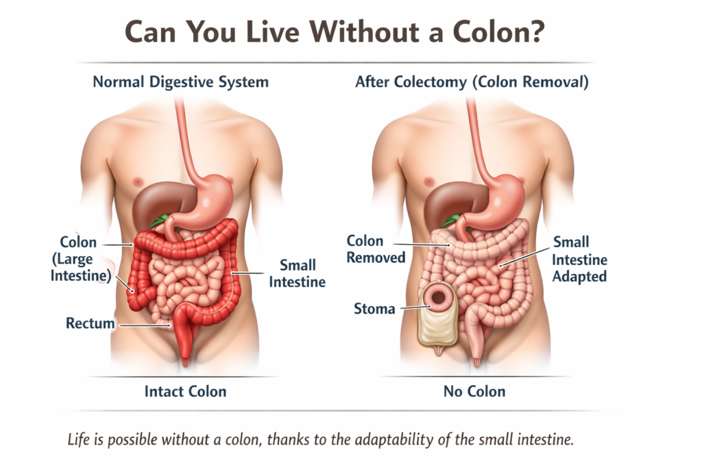 Can You Live Without a Colon