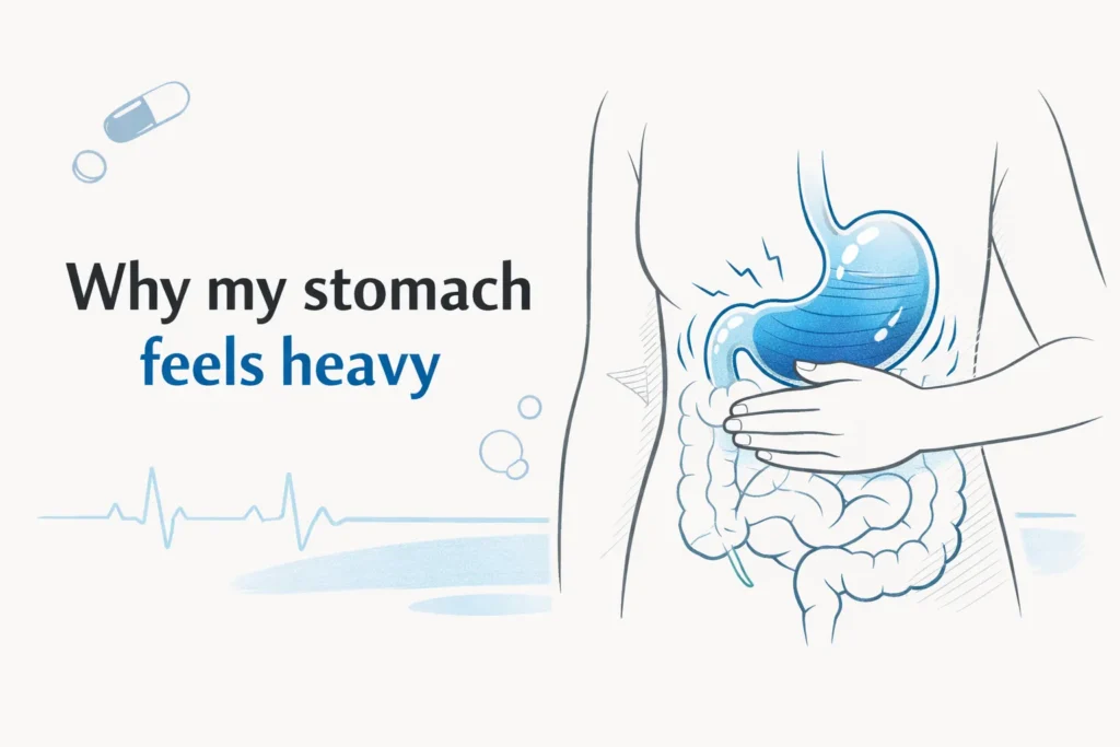 Why my stomach feels heavy