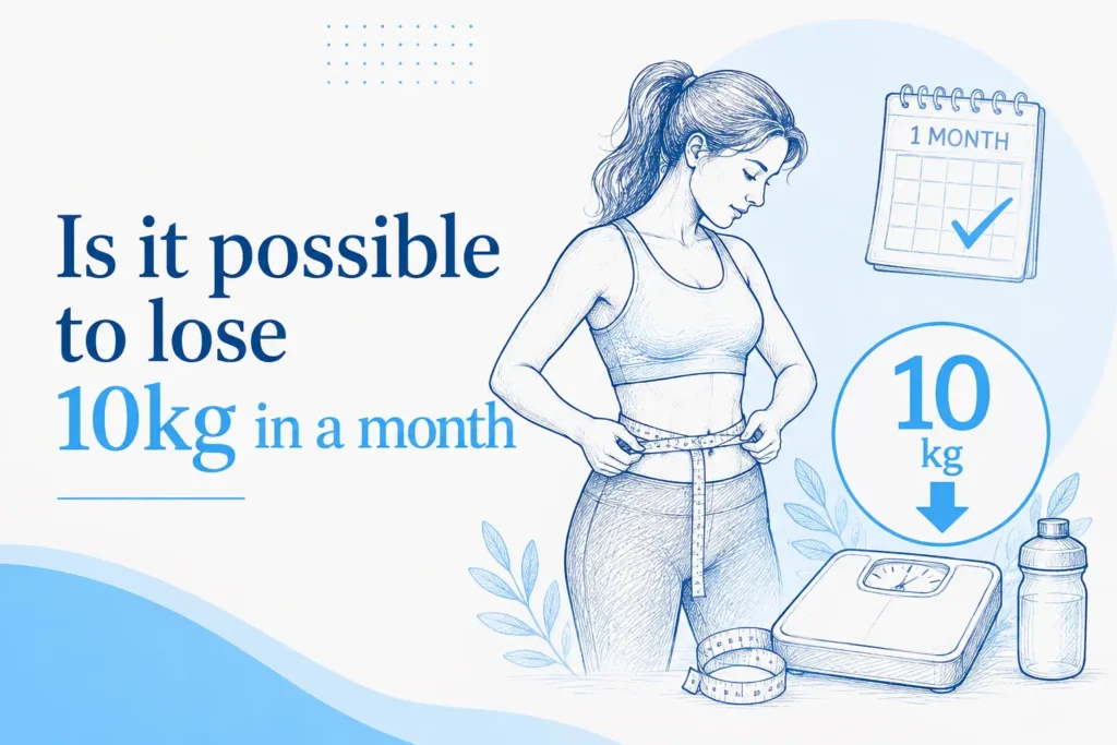 is it possible to lose 10kg in a month
