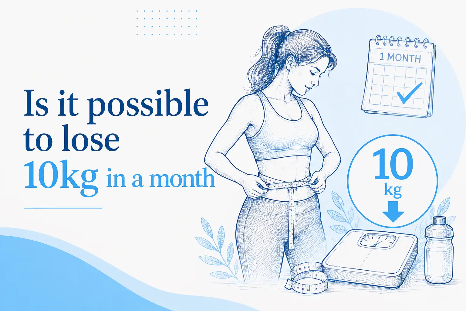 is it possible to lose 10kg in a month