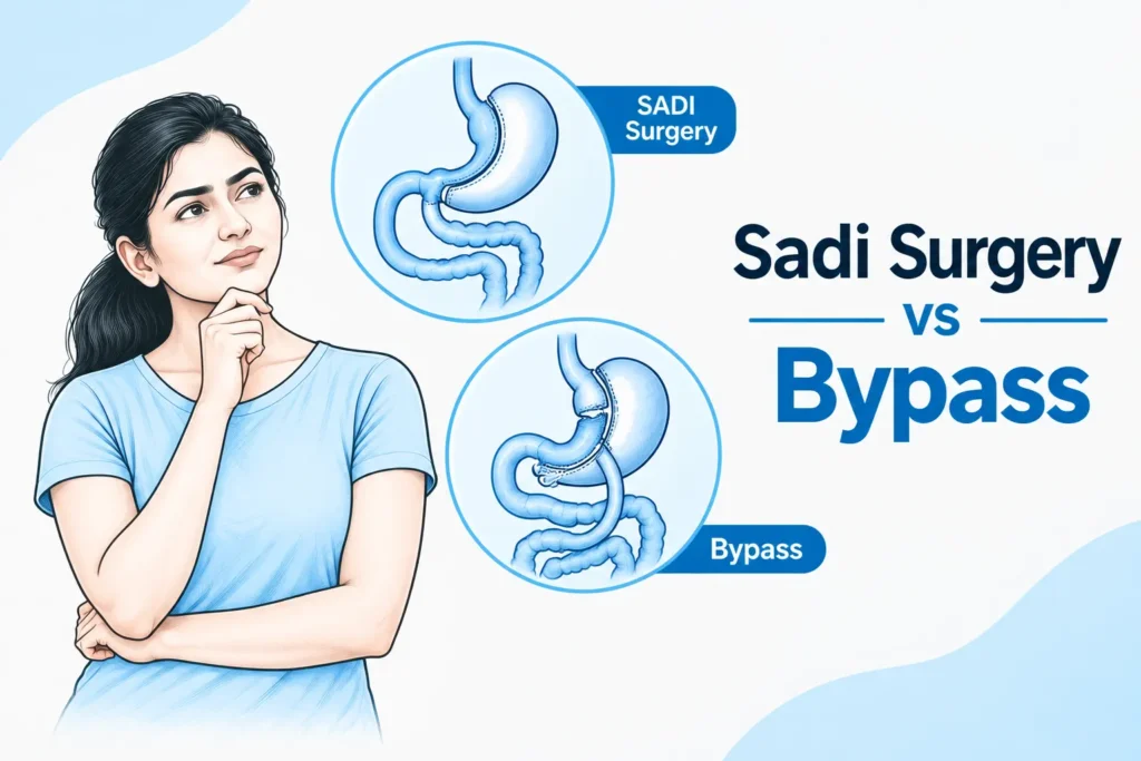 Sadi surgery vs bypass